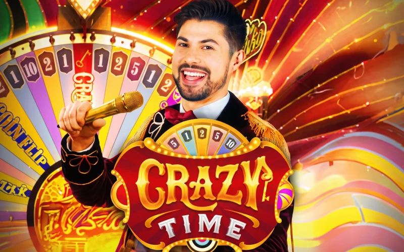 Participá del show en vivo Crazy Time en Fortunazo.
