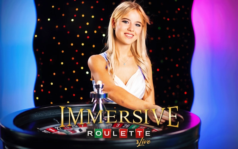 Experimentá la ruleta en vivo Immersive Roulette en Fortunazo oficial.